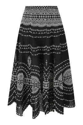 black-linen-cotton-blend-skirt