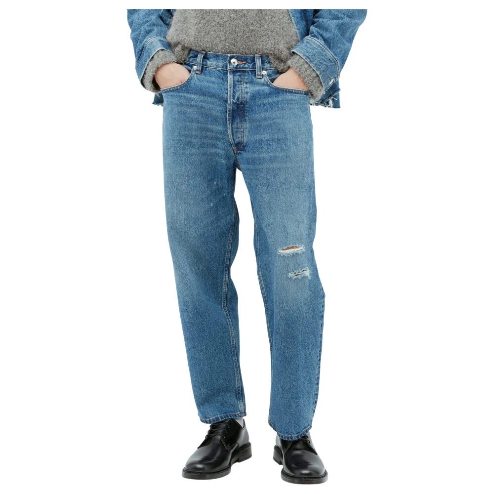 A.p.c. Tapered Distressed Jeans Blue, Herr