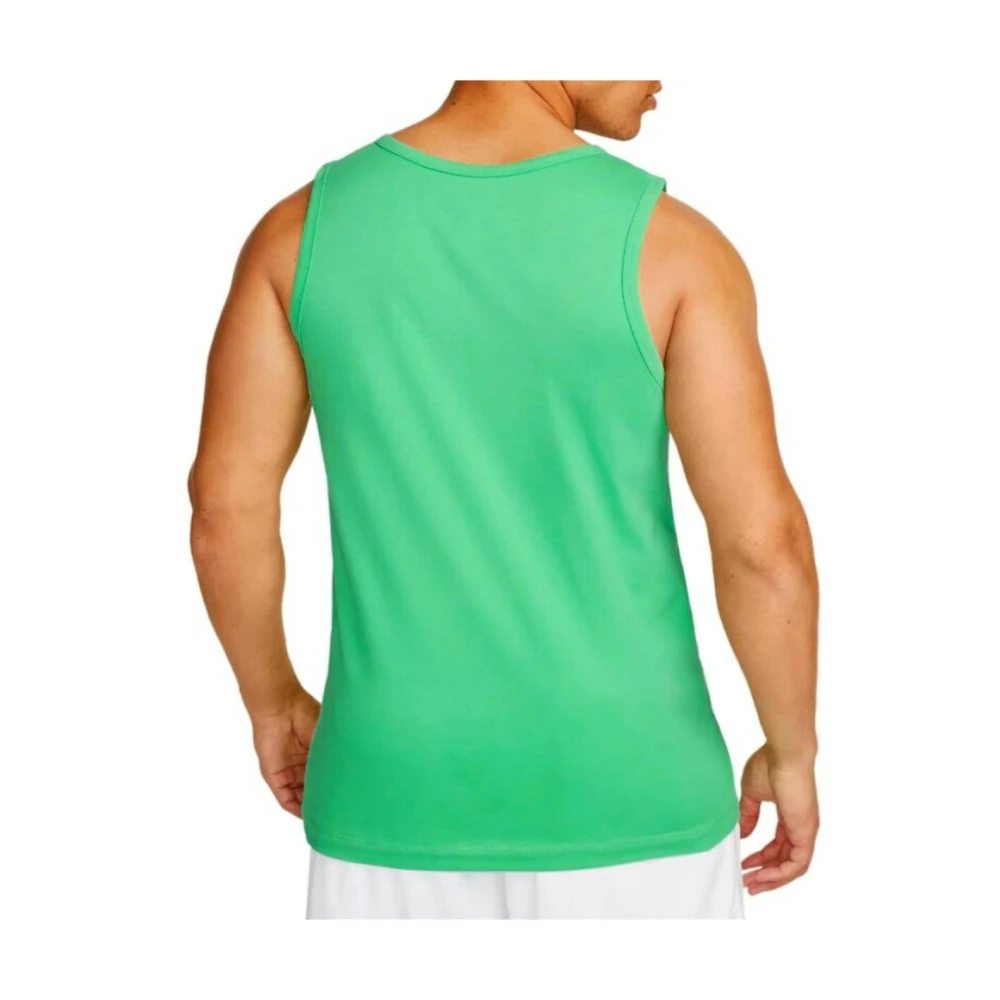 Nike Groene Mouwloze Ronde Hals Ondershirt Green Heren