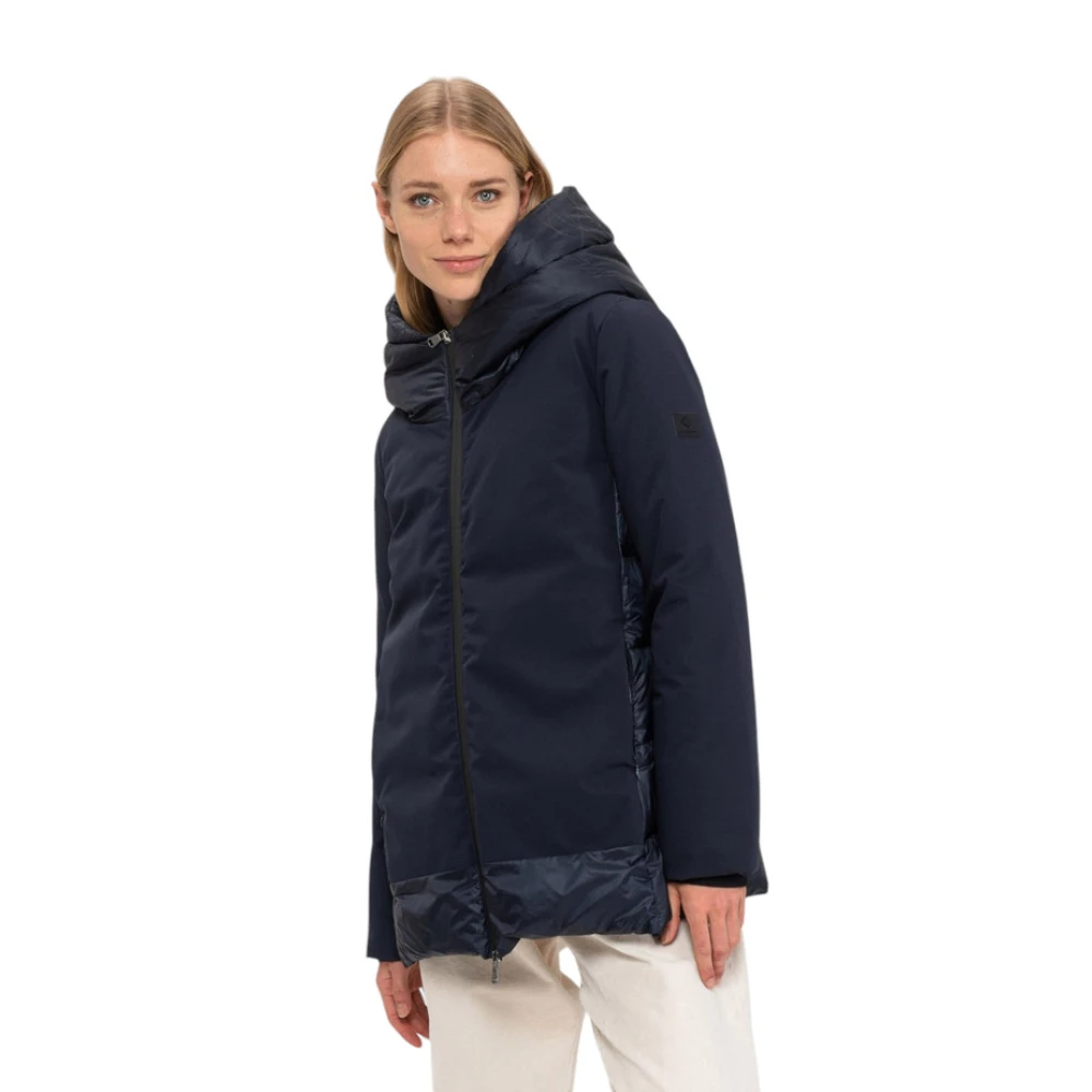 Canadian Classics Lange Puffer Jas Blue Dames