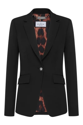 Fitted Cady Blazer Crystal Skull