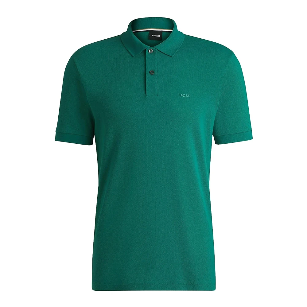 Hugo Men's Green Polo - Polo Shirts - S - Tops