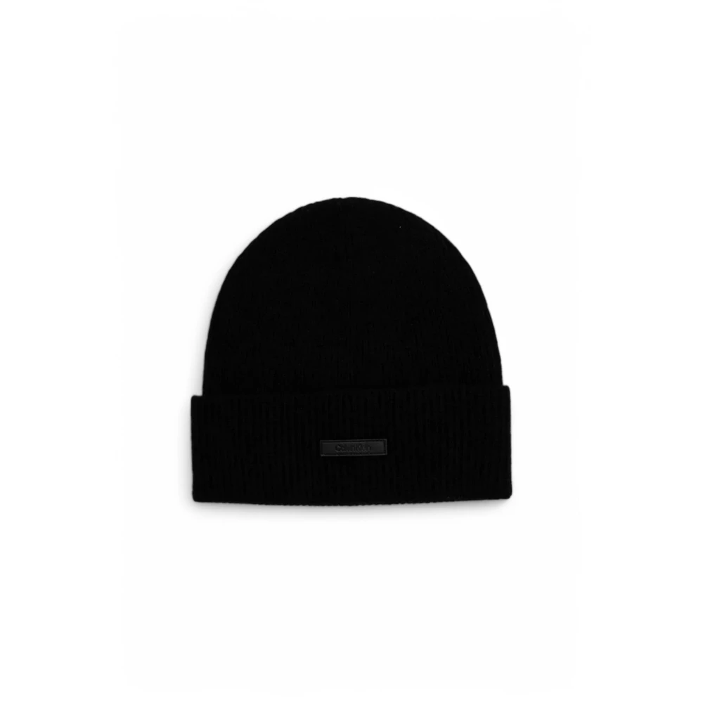 Calvin Klein Kashmir Beanie Mössa för Män Black, Herr