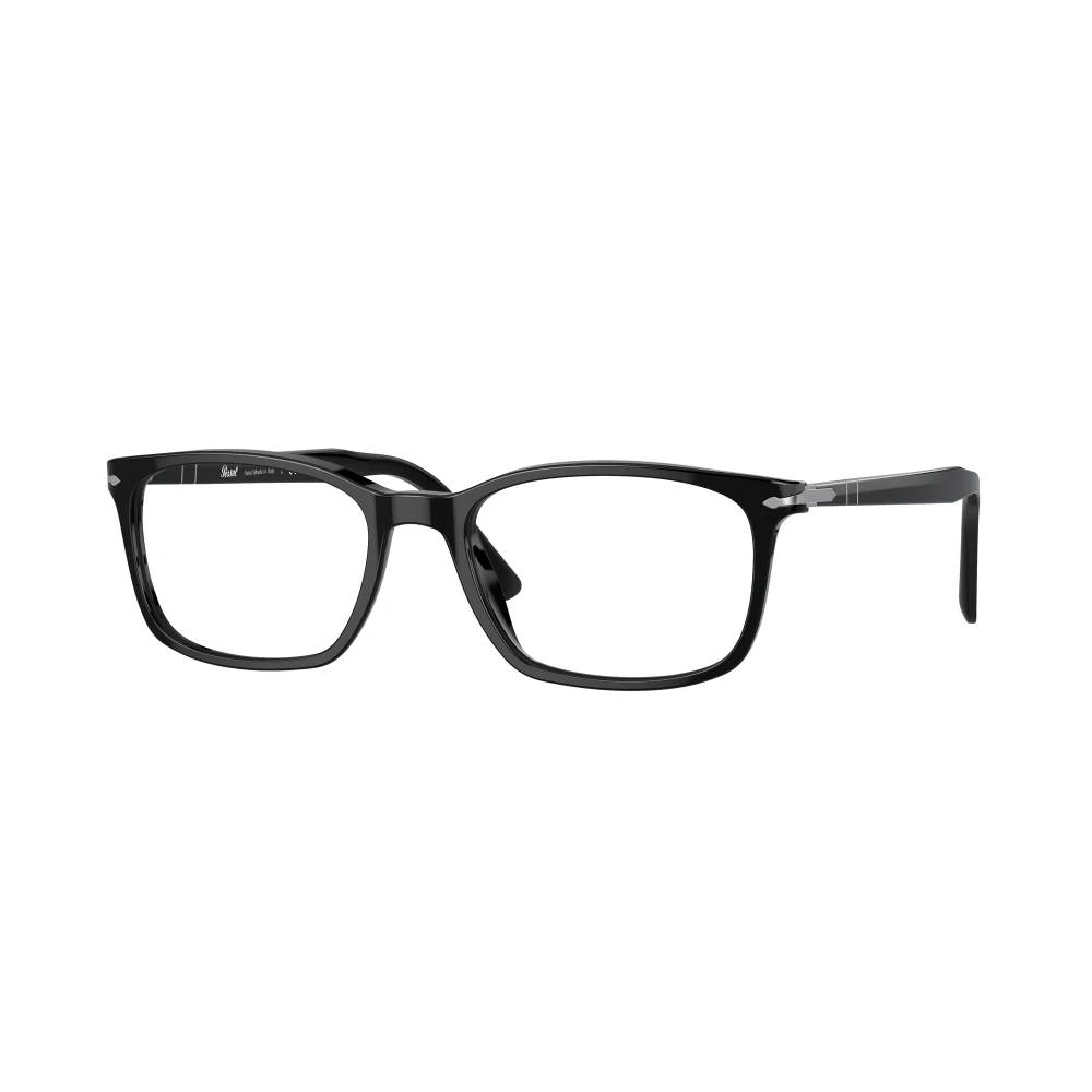 Persol Men's Black Rectangle Optical Frame - Glasses - 53 Mm - Accessories