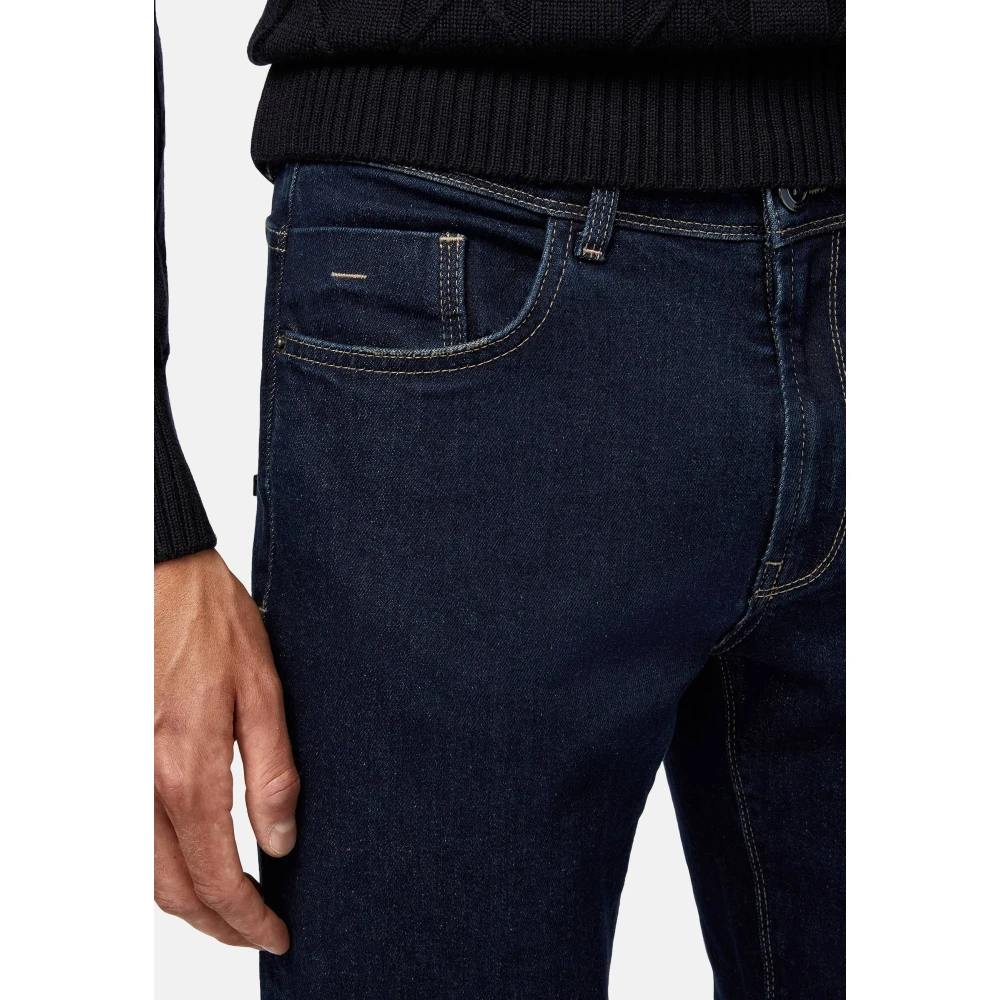 Boggi Milano Stretch Denim Jeans Blue Heren