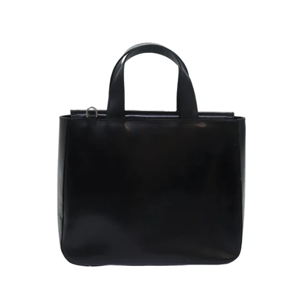 Gucci Vintage Pre-owned Leather handbags Black Dames
