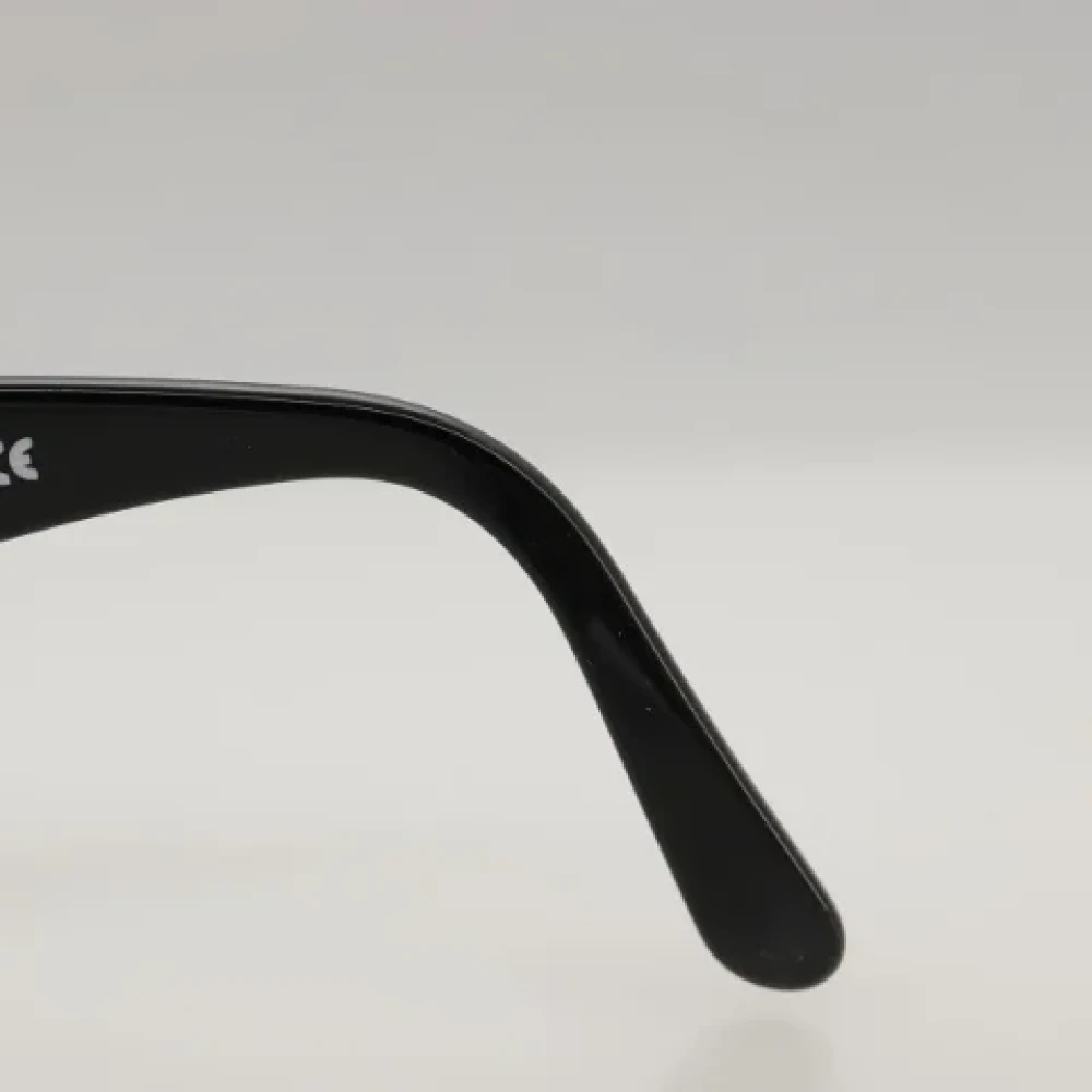 Chanel Vintage Pre-owned Plastic sunglasses Black Dames