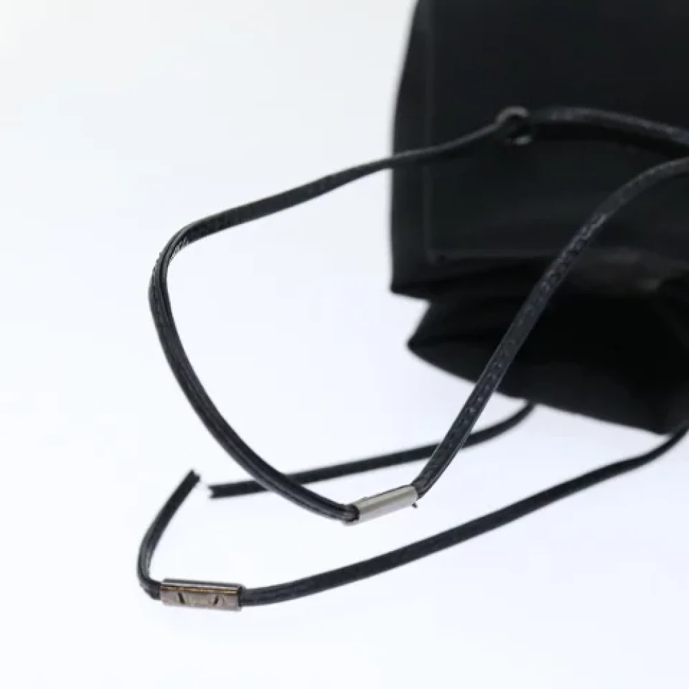 Gucci Vintage Pre-owned Canvas pouches Black Dames