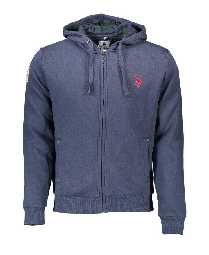 sweat-a-capuche-bleu-avec-fermeture-eclair