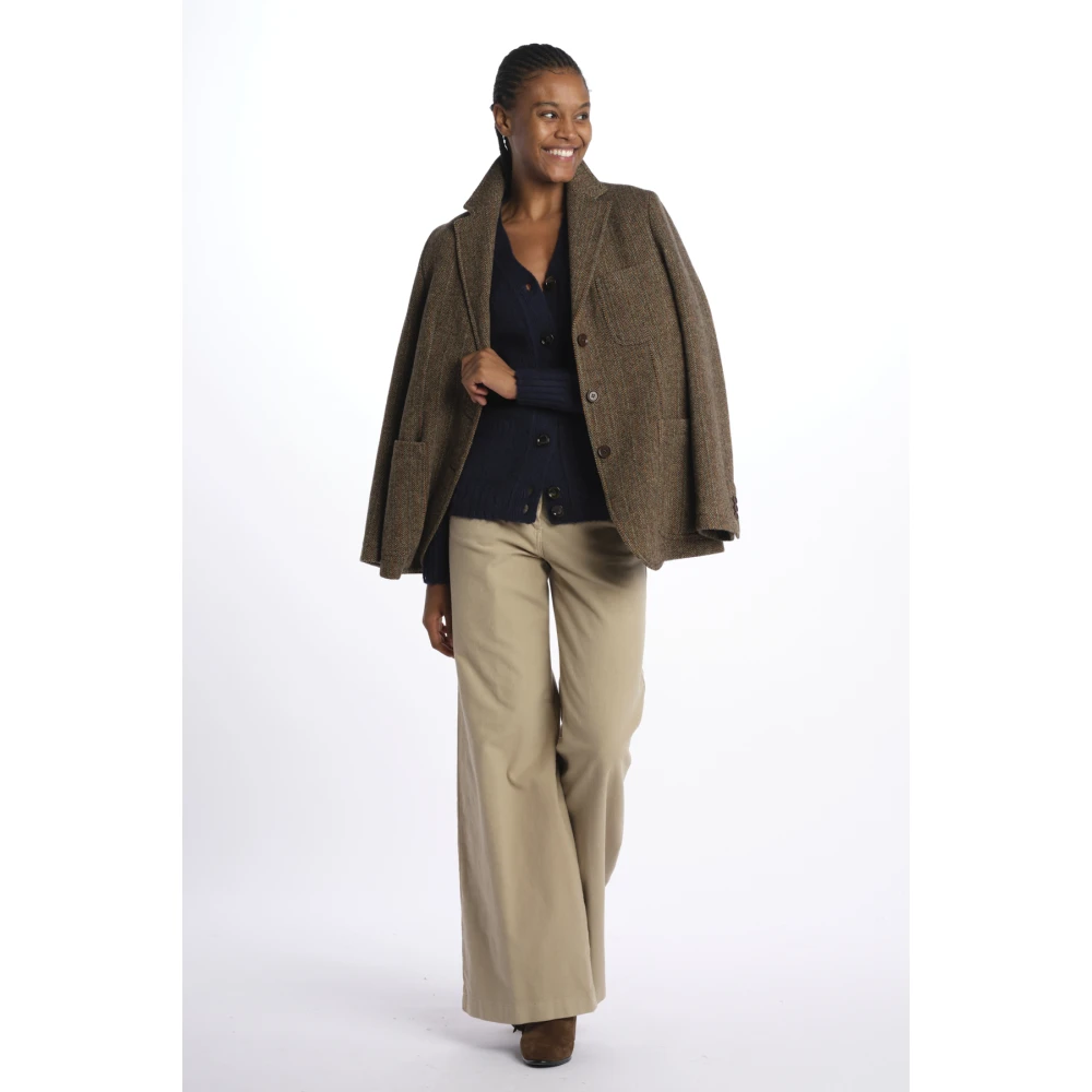 Aspesi Blauwe Cardigan Sweater Blue Dames