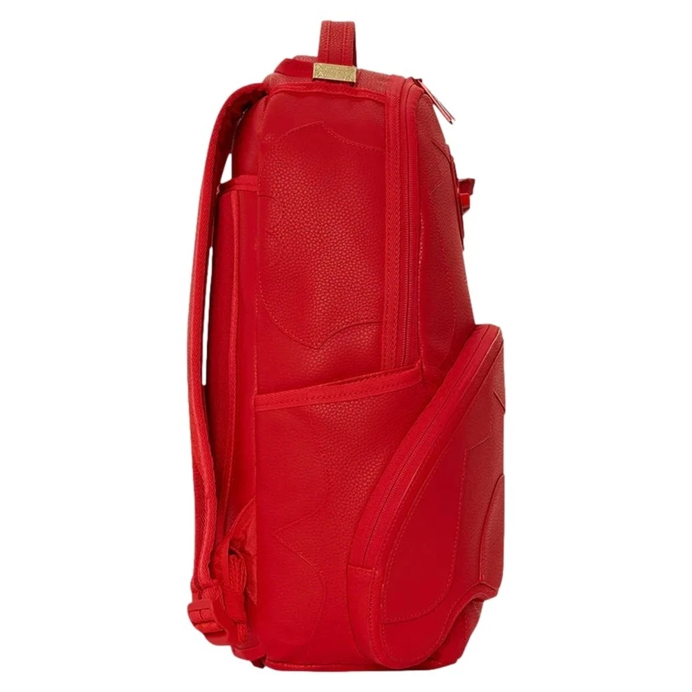 Sprayground Rode Shark 3D Boujee Rugzak Red Heren