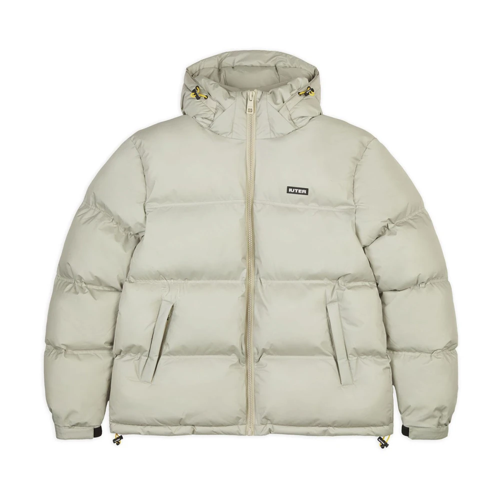 Iuter Polyester Puff Jas Beige Heren