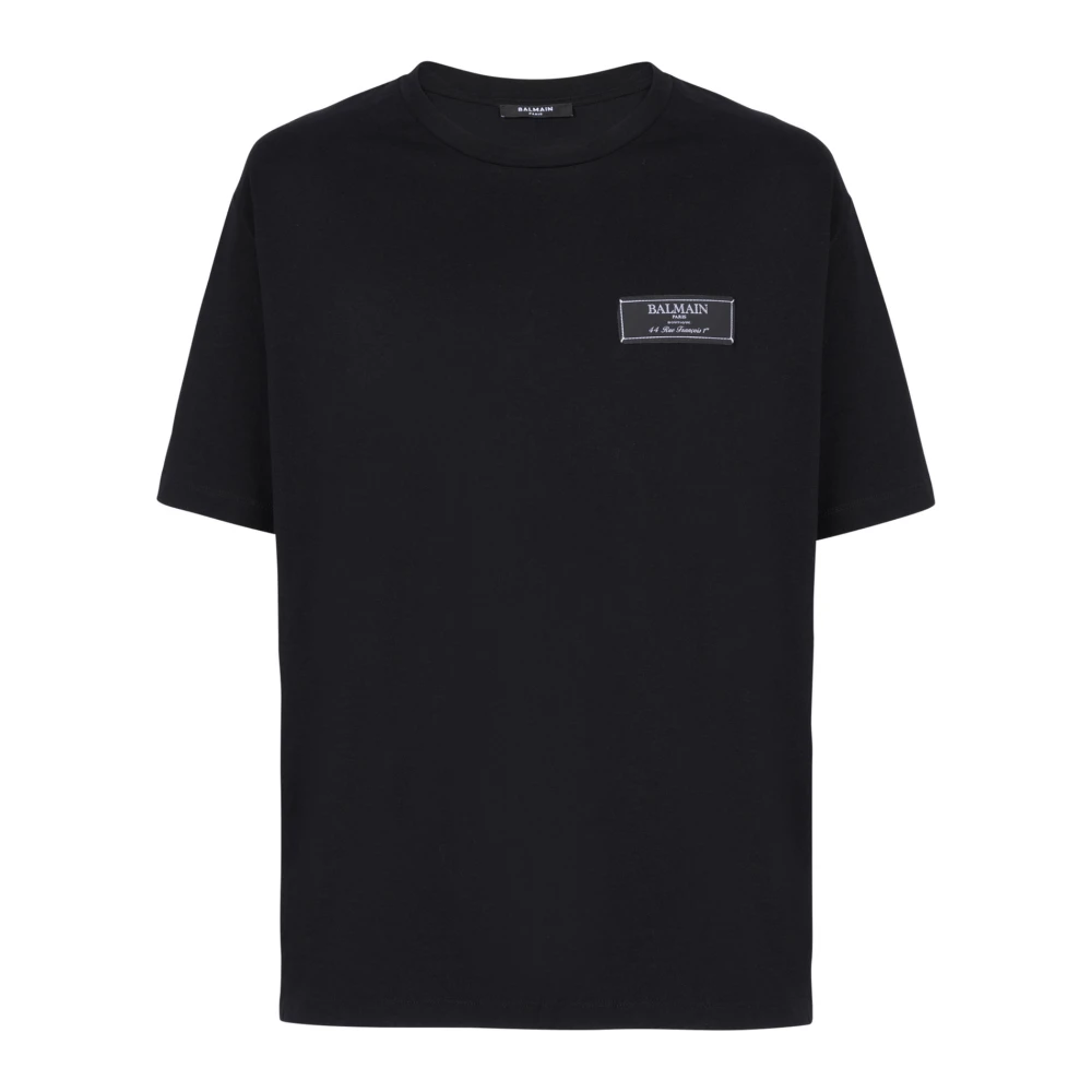 Balmain Black Pierre Balain Short-Sleeved T-Shirt - Male - T-Shirts - S - Tops