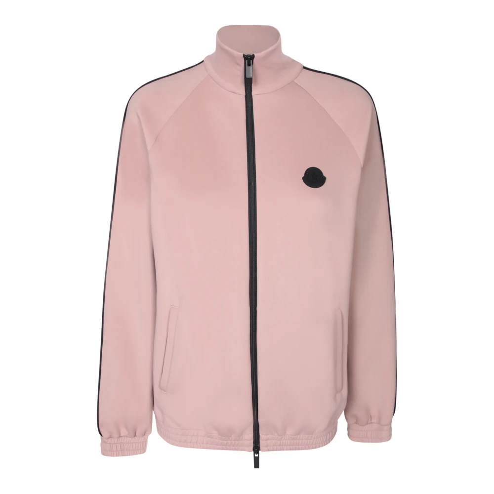 Moncler Roze Technische Stof Vest Pink Dames