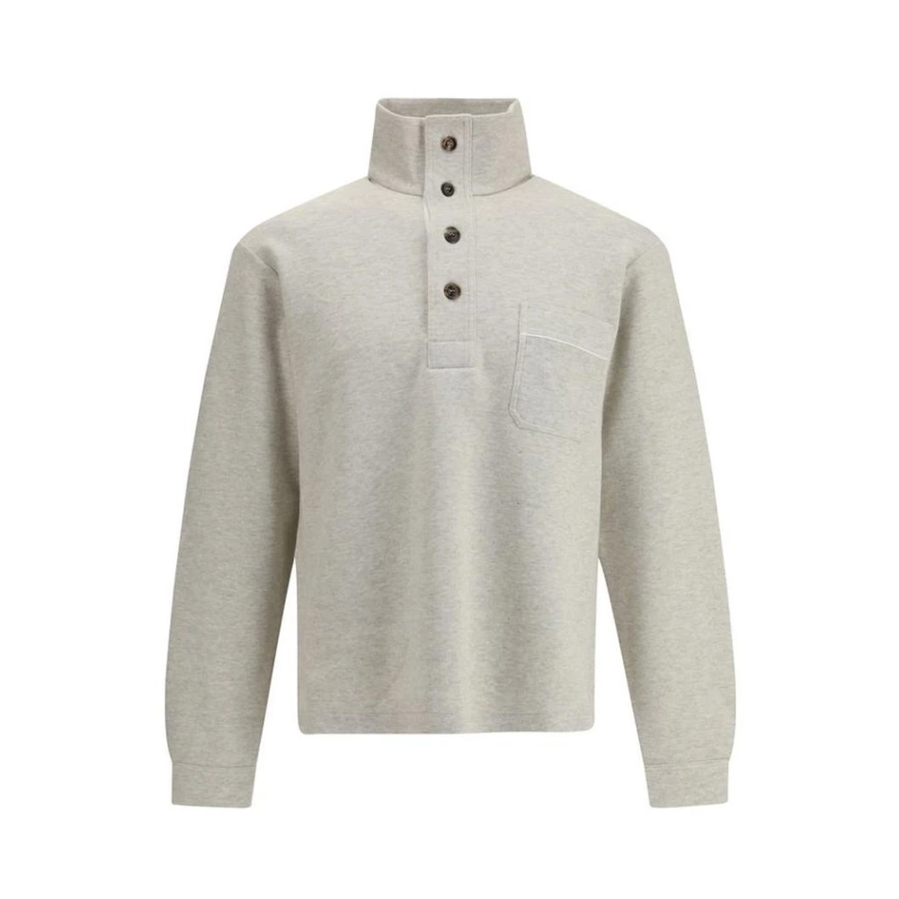 Tom Ford Men's Beige Cotton Crewneck Sweatshirt
