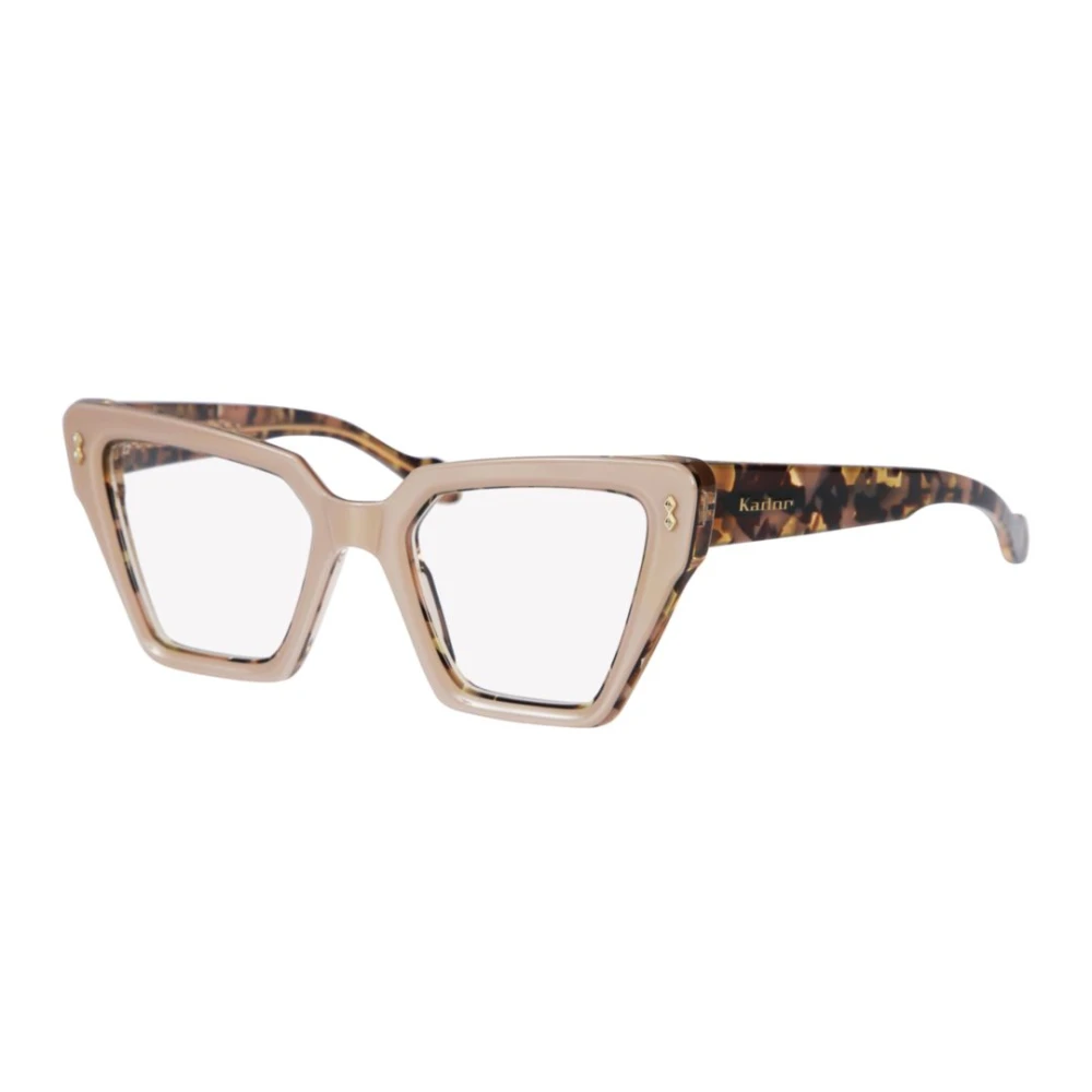 Kador Unisex Beige Glasses, 52 Mm, Vanessa Glamour Glasses