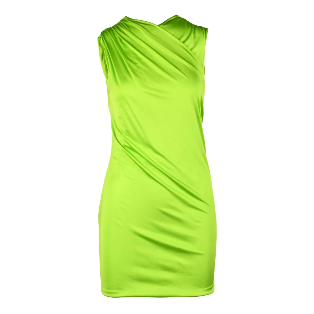 Versace Damesjurk van Viscosestof Green Dames