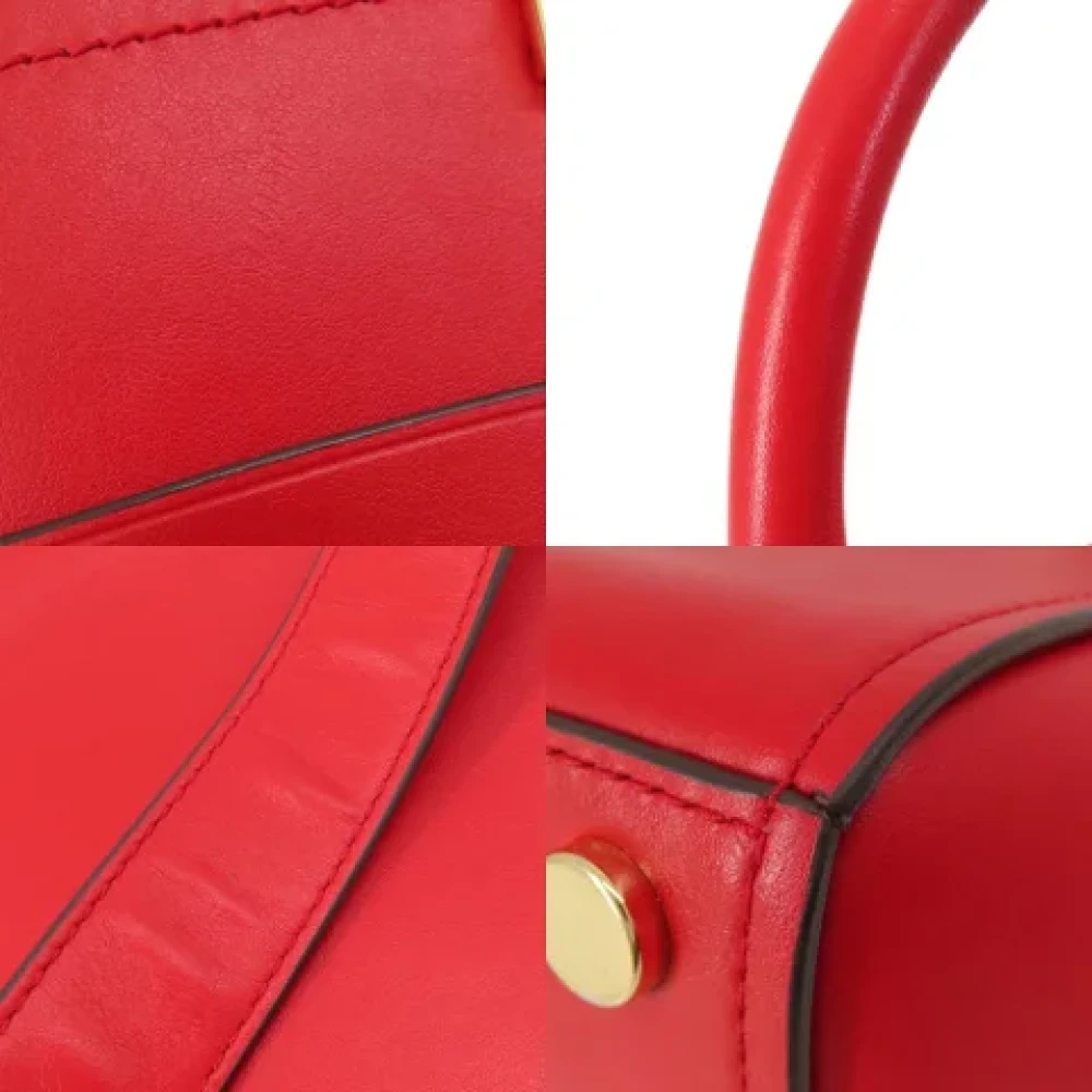 Michael Kors Pre-owned Leather handbags Red Dames