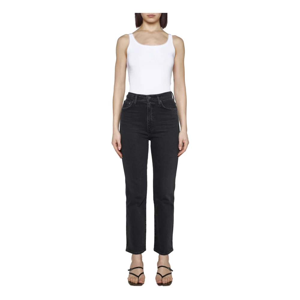 Agolde Stijlvolle Denim Jeans Black Dames