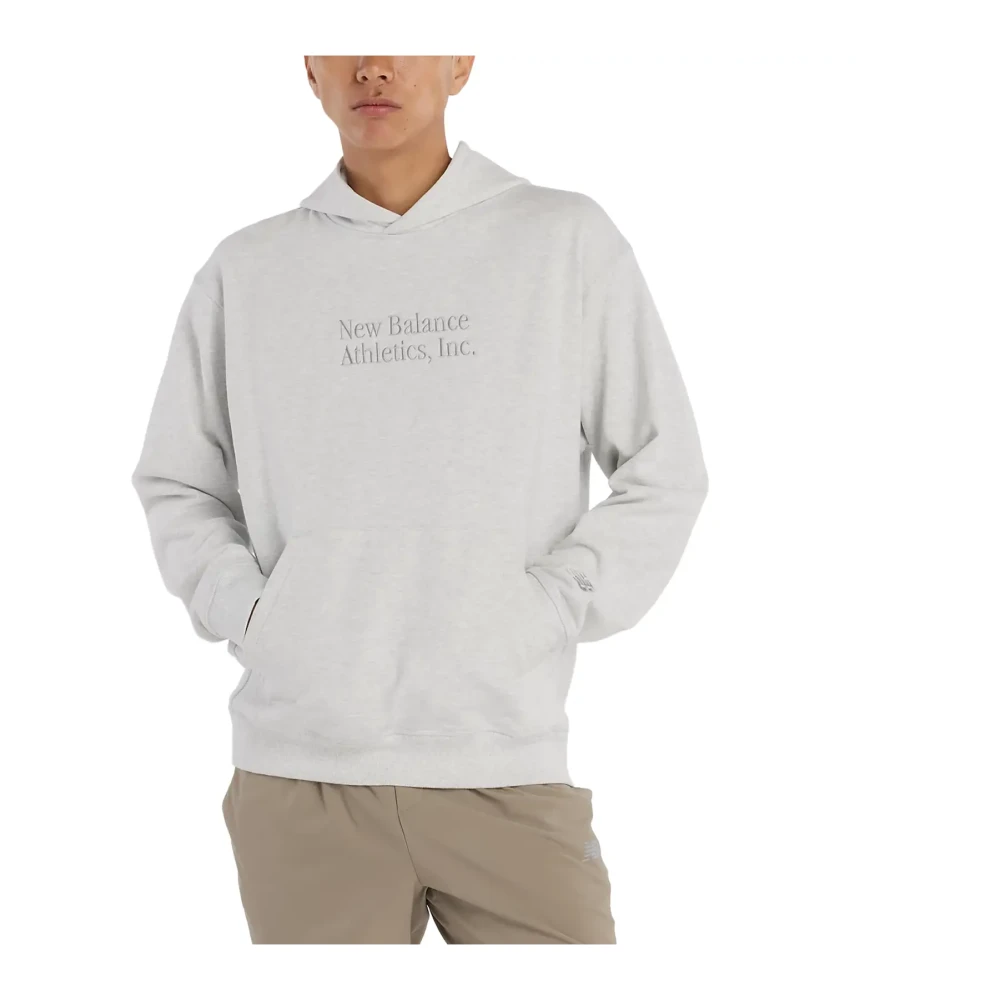 New Balance Gray Hoodies, Male, Xl, Athletics Classics Hoodie