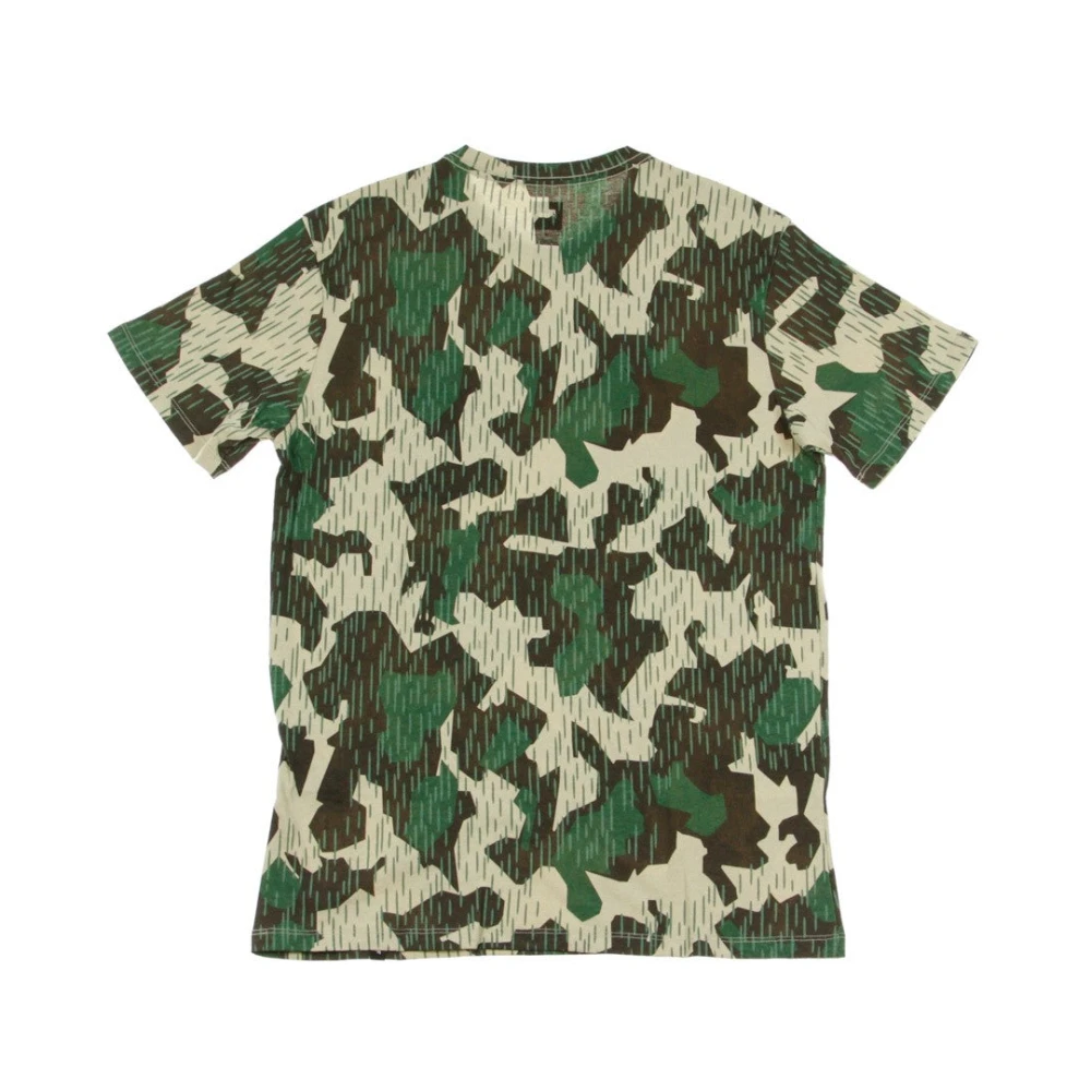 HUF Camo Zak T-Shirt Green Heren