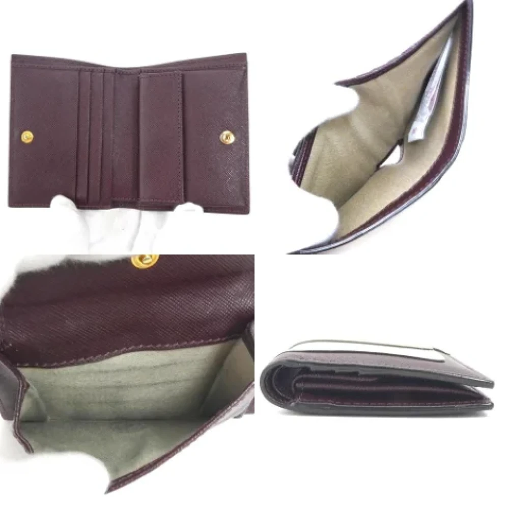 Marni Pre-owned Leather wallets Brown Dames