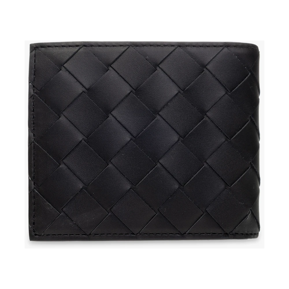 Bottega Veneta Leren portemonnee Black Heren