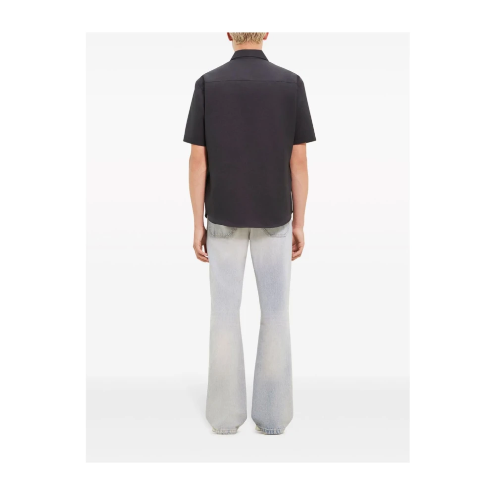 Courrèges Zwarte Stijlvolle Shirt voor Mannen Black Heren
