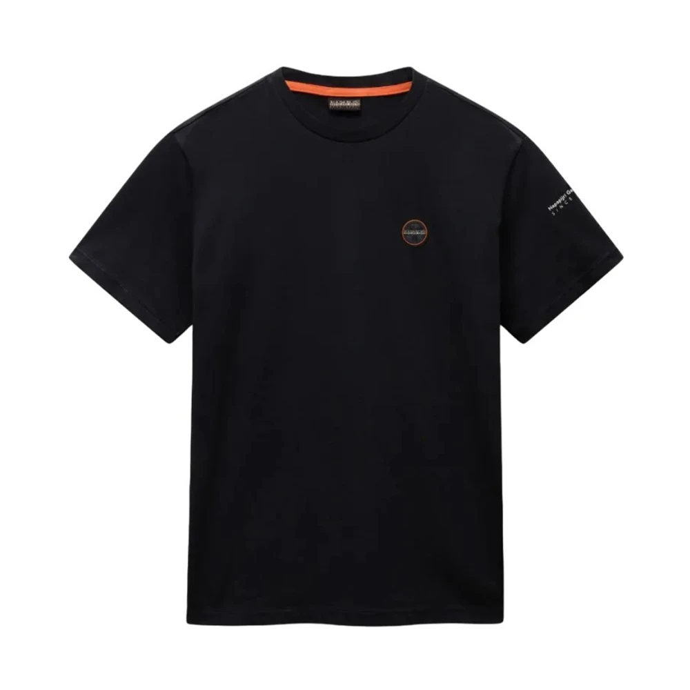 Napapijri Klassieke korte mouw T-shirt Black Heren