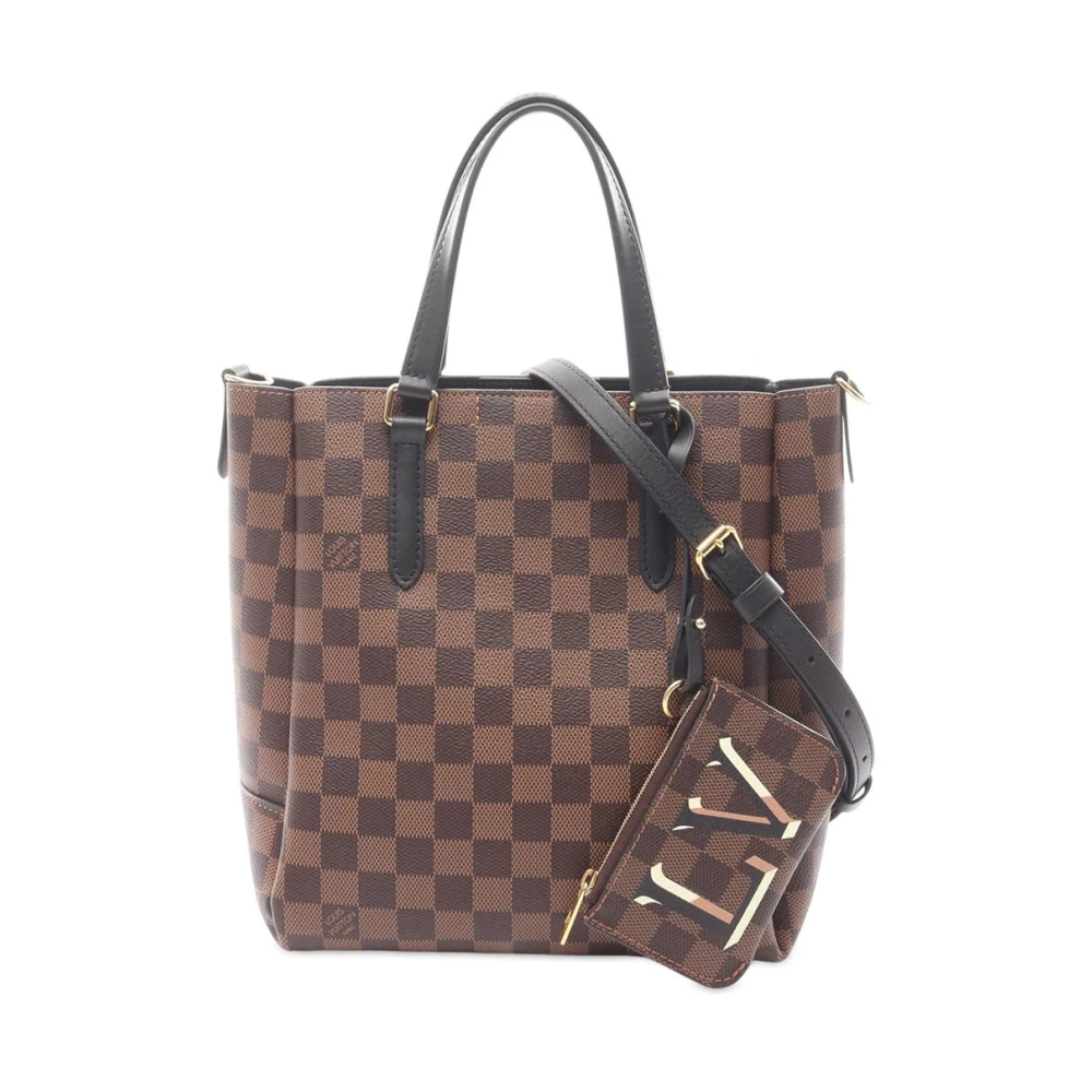 Louis Vuitton Vintage Women's Brown Pre-Owned Vintage Damier Ebene Speedy 25