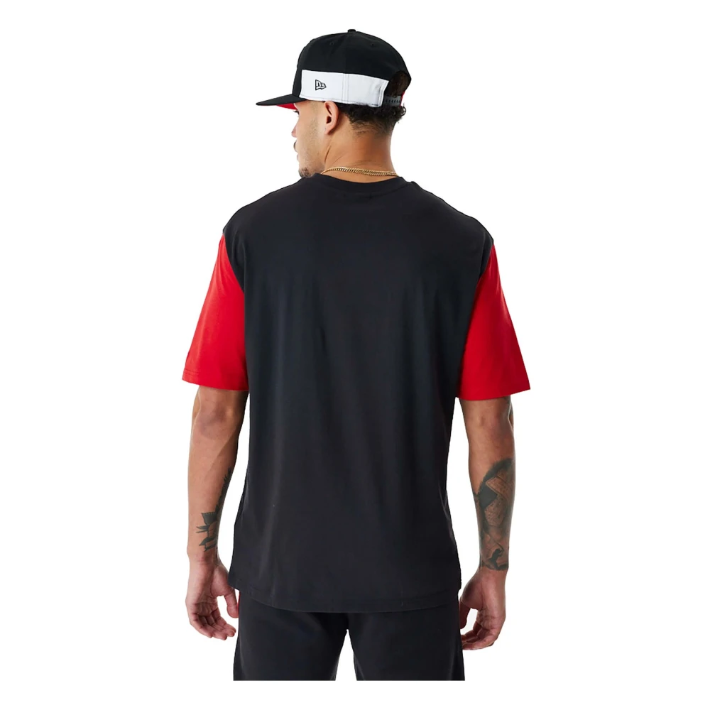 new era NBA Chicago Bulls T-shirt Black Heren
