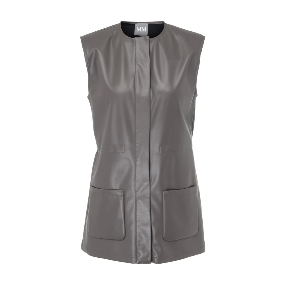 Max Mara - Jackets > Vests - Gray - Max Mara - Modalova