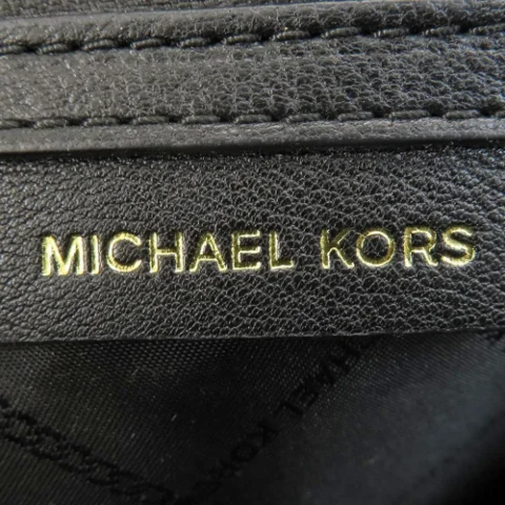 Michael Kors Pre-owned Leather backpacks Black Dames