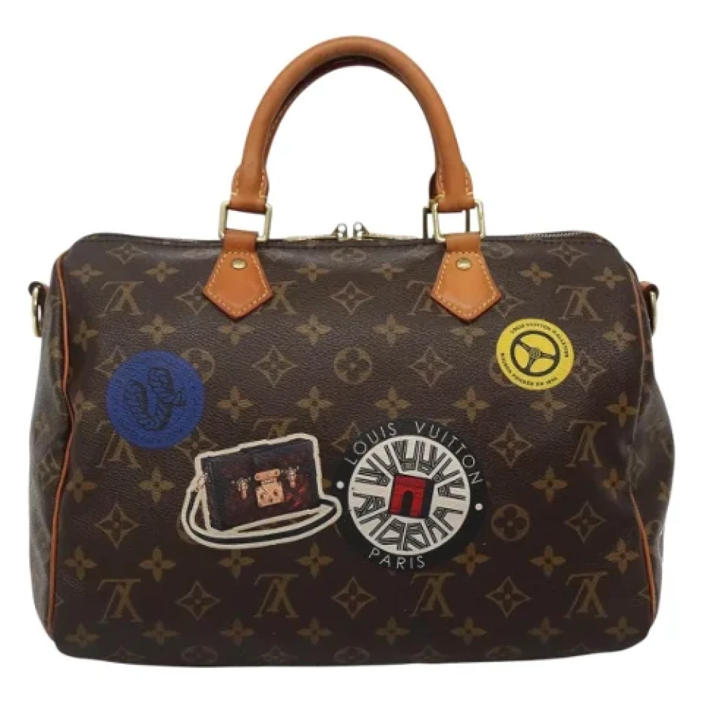 Louis Vuitton Vintage Pre-owned Canvas handbags Brown Dames