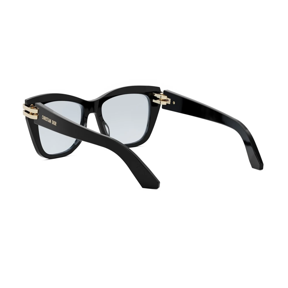 Dior Stijlvolle Zwarte Grote Bril Black Dames