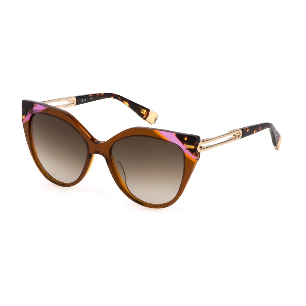 Furla Women's Brown Sunglasses, 55 Mm, Sunglasses
