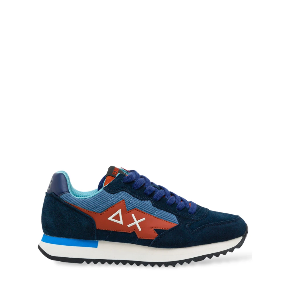Sun68 Italiaanse Stijl Hardloopschoenen Heren Schoenen Blauw