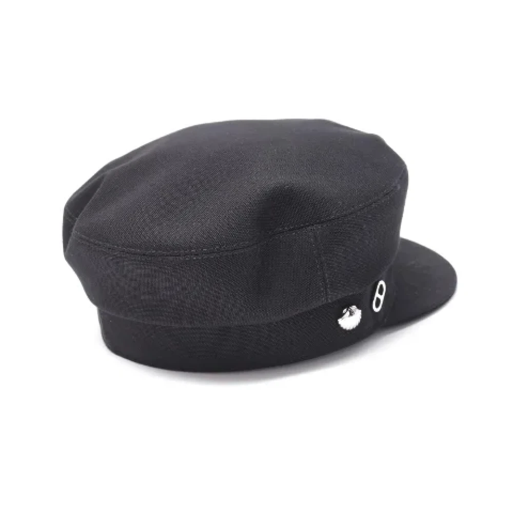 Hermès Vintage Pre-owned Cotton hats Black Dames