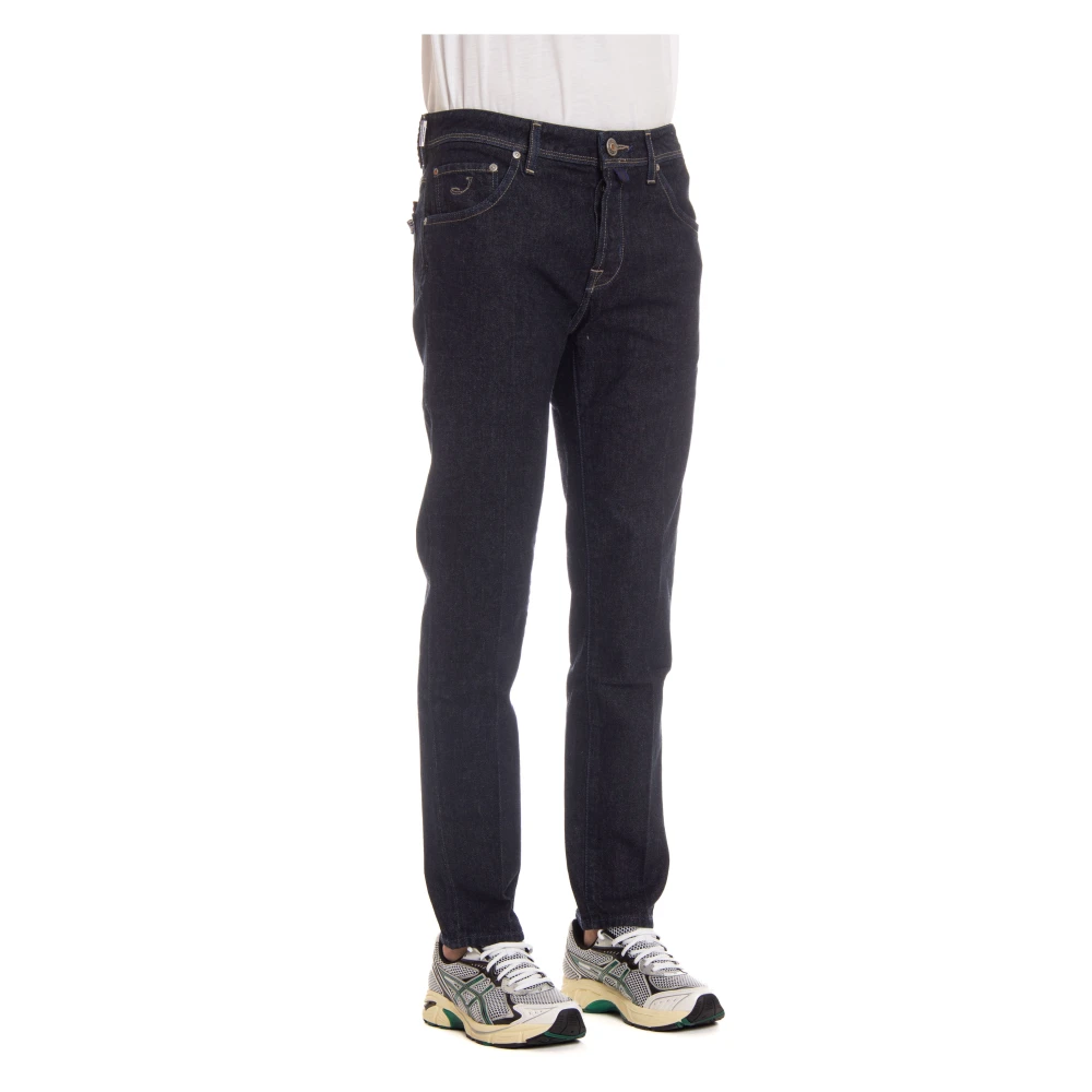 Jacob Cohën Donkere Wassing Slim Fit Jeans Blue Heren