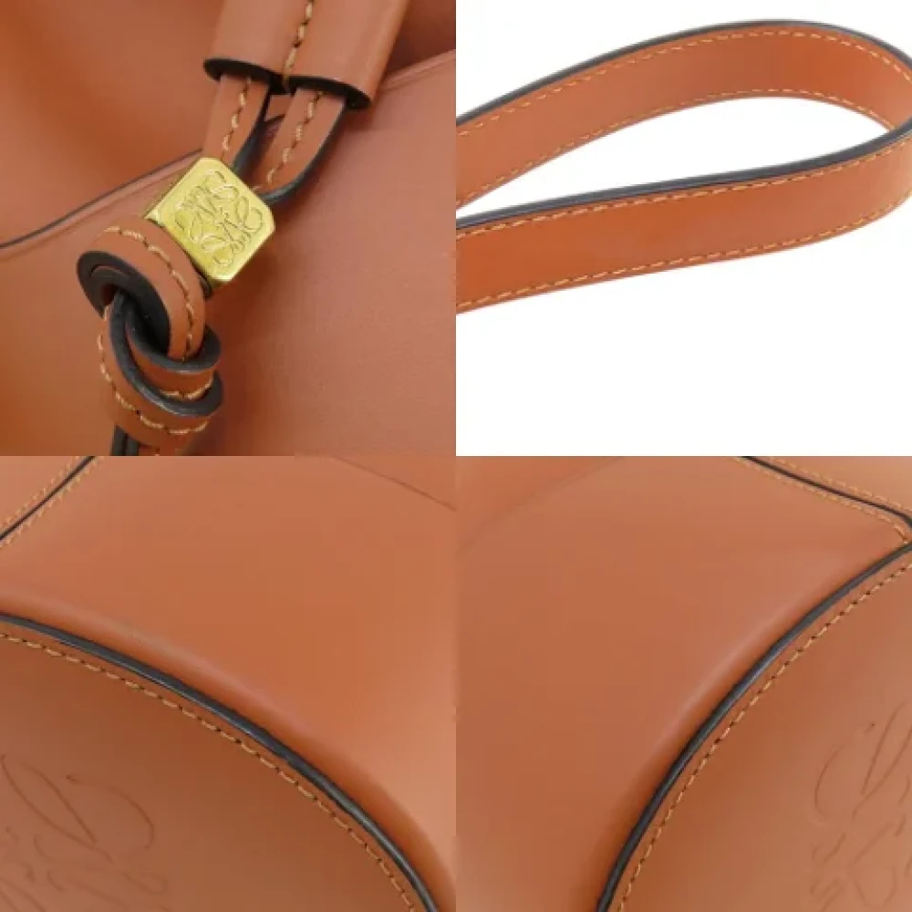 Loewe Pre-owned Leather shoulder-bags Brown Dames
