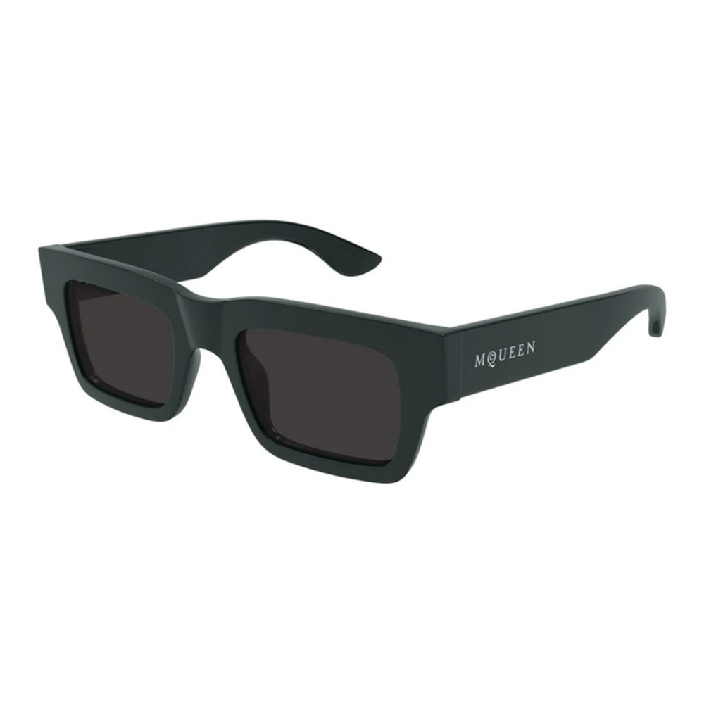 Alexander Mcqueen Men's Gray Sunglasses, 50 Mm, Rectangle Sunglasses