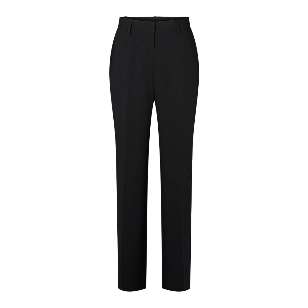 RUE de Femme Elegante Zwarte Wijde Pijp Broek Black Dames