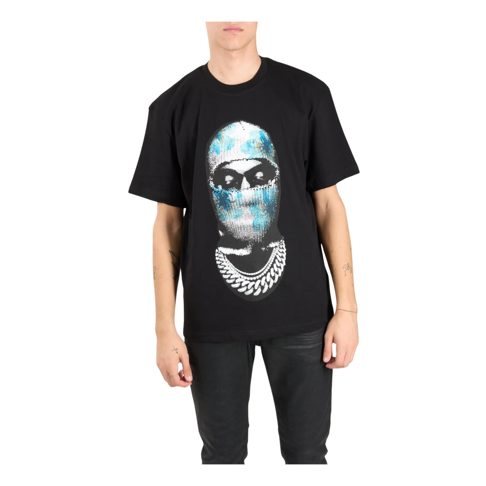 IH NOM UH NIT Bloemen T-shirt met ronde hals Black Heren