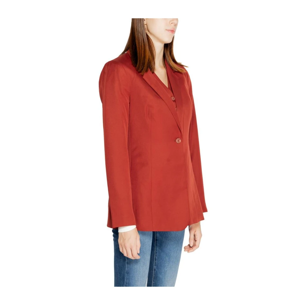 Vero Moda Rode Dames Blazer Herfst Winter Collectie Red Dames
