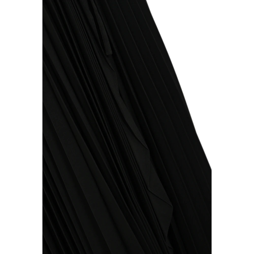 Twinset Zwarte Geplooide Rok Black Dames