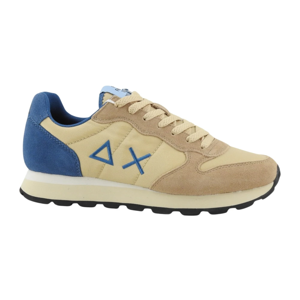 Sun68 Beige Sneakers, Male, 9 Uk, Tom Sneaker