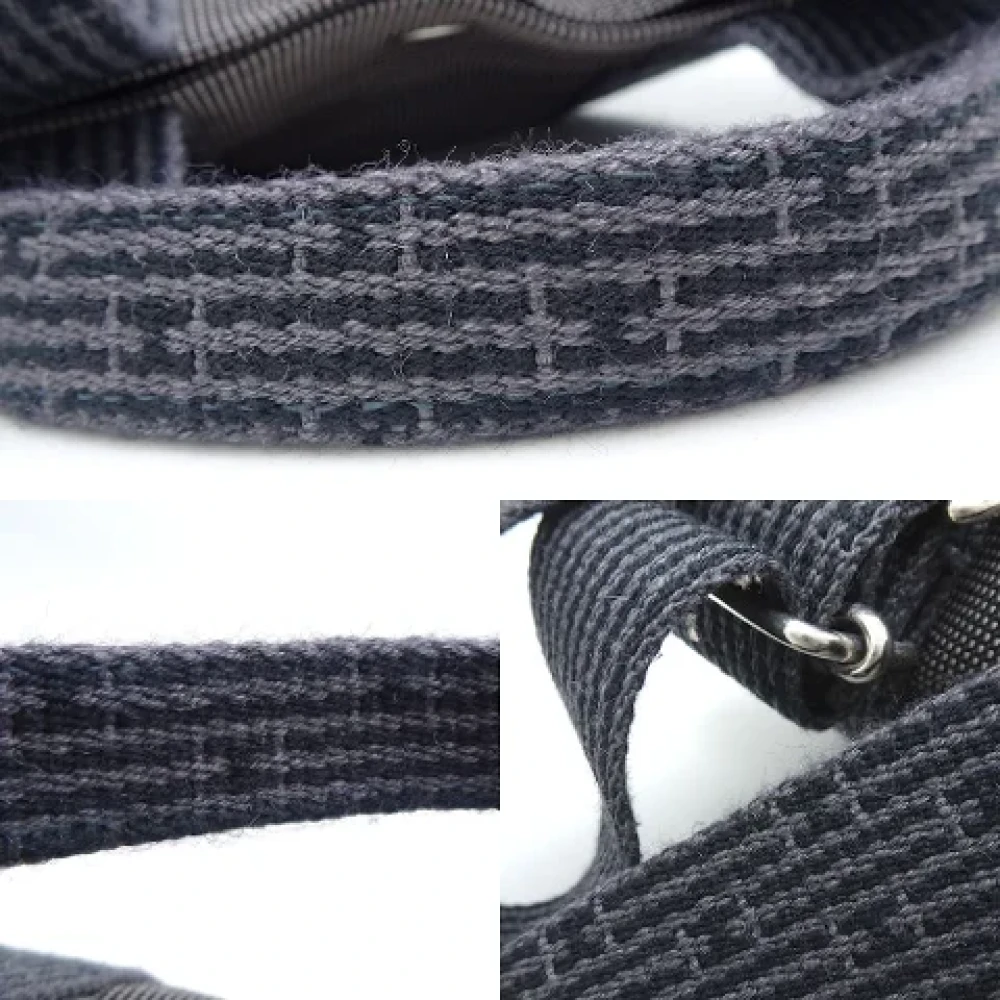 Hermès Vintage Pre-owned Canvas backpacks Gray Dames