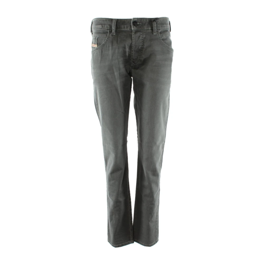 Diesel Men's Gray Slim Fit Jeans, W29 L32, Tapered Grey Jeans