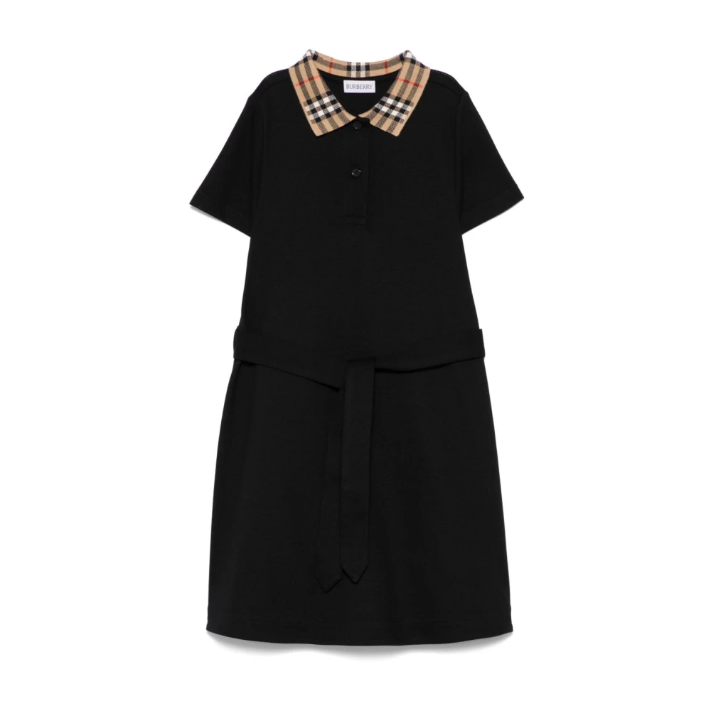 Burberry Women's Black Polo Dress