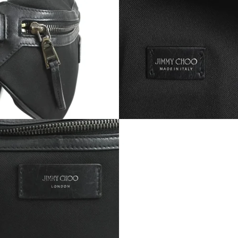 Jimmy Choo Pre-owned Nylon crossbody-bags Black Dames